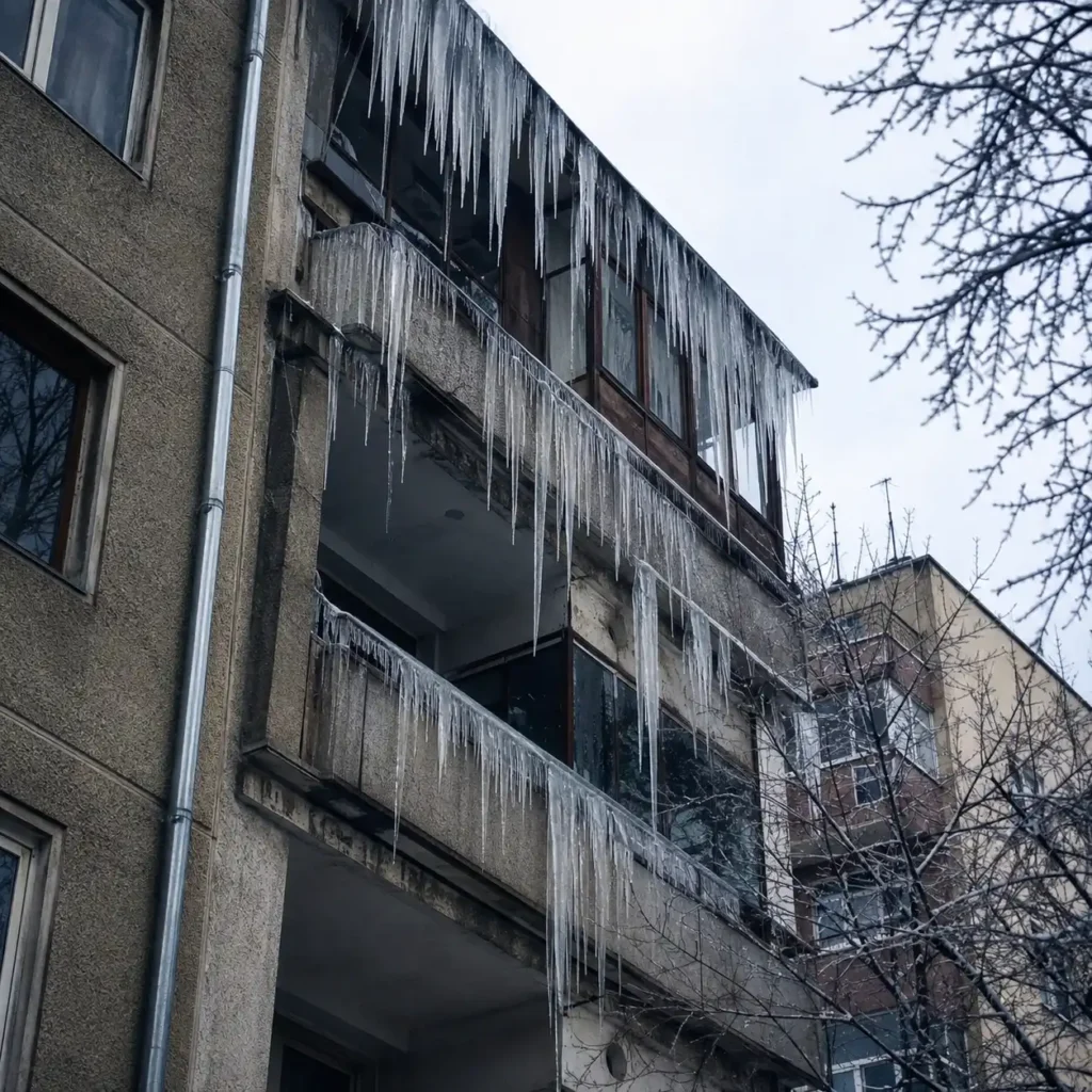 снегопочистване София - премахване на висулки